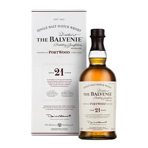 Balvenie 21 Yr Scotch Whiskey Port Wood Cask - sendgifts.com