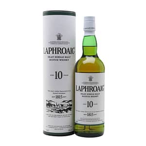 Laphroaig Single Islay Malt 10 year old 750ml - Sendgifts.com