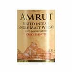 Amrut Peated Indian Single Malt Whisky Cask Strength - Sendgifts.com