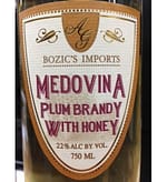 Bozic's Medovina Plum Brandy With Honey - Sendgifts.com