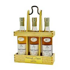 Leopold Gourmel Cognac Promenade Gift Pack 3 X 200 ML - Sendgifts.com