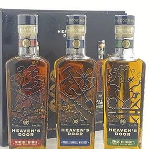 Heaven's Door Whiskey 3 x 200 ml "Trilogy Pack" Bourbon & Rye - Sendgifts.com