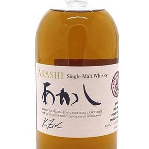 Akashi Single Malt Whisky "Pinot Noir Wine Cask" Eigashima Whisky - Sendgifts.com