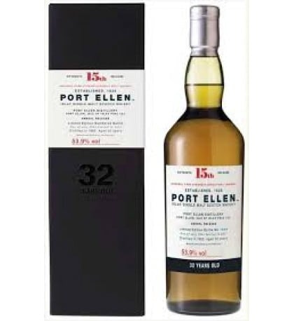 Port Ellen 15th Release 32 Year Old Single Malt Scotch - Sendgifts.com