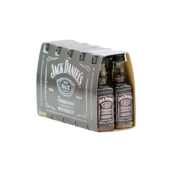Jack Daniels Black Label Tennessee Whiskey 10 x 50 ml