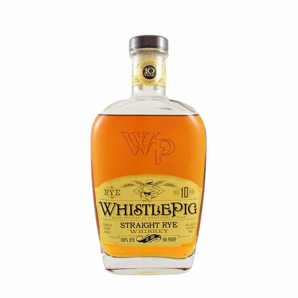 WhistlePig 10 Year old 100 Rye Whiskey 100 Proof