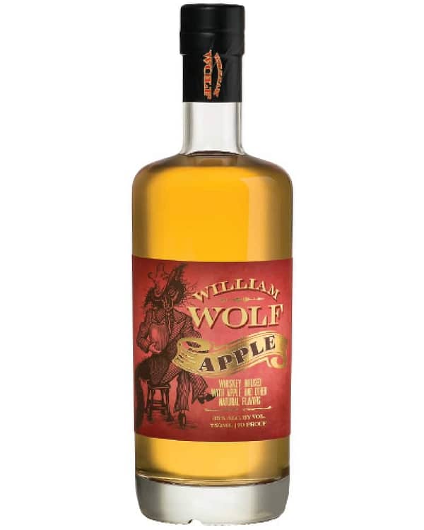 WILLIAM WOLF APPLE FLAVORED WHISKEY