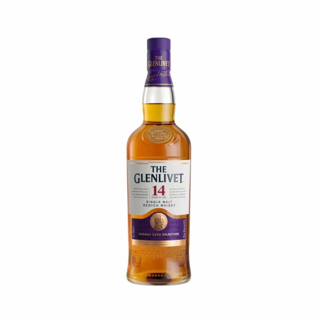 Glenlivet 14 Year Cognac Finish Single Malt Scotch Whisky - Sendgifts.com