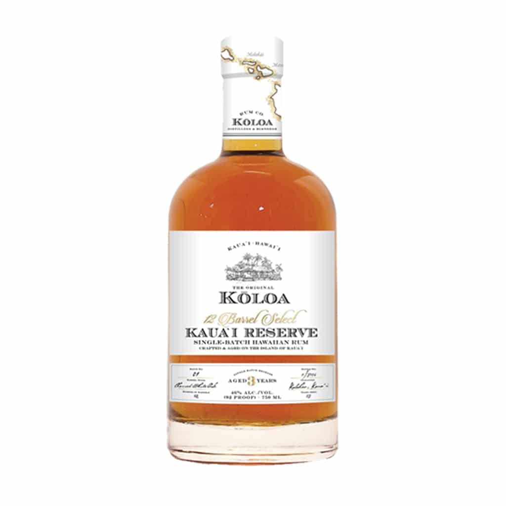 Koloa Kauai Reserve 12-barrel Select 3 Year Old Aged Hawaiian Rum - sendgifts.com