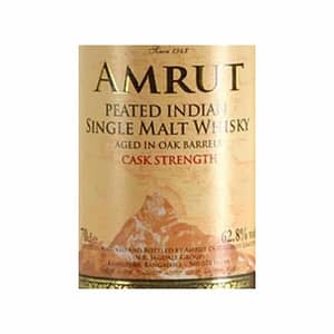 Amrut Peated Indian Single Malt Whisky Cask Strength - Sendgifts.com