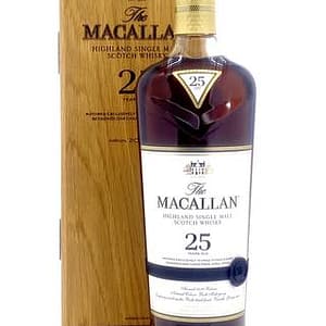 Macallan 25 Year Old Highland Single Malt Scotch Whisky - Sendgifts.com