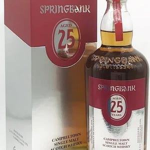 Springbank 25 Year Old Single Malt Scotch Whiskey - Sendgifts.com