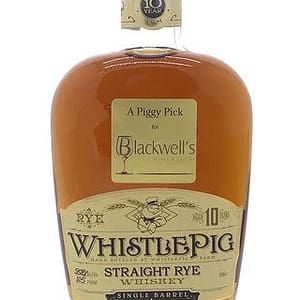 Whistlepig 10 Year Old Cask Strength "Blackwell's Piggy Pick" Rye Whiskey - Sendgifts.com