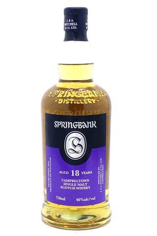 Springbank 18 Year Old Scotch Whisky - Sendgifts.com