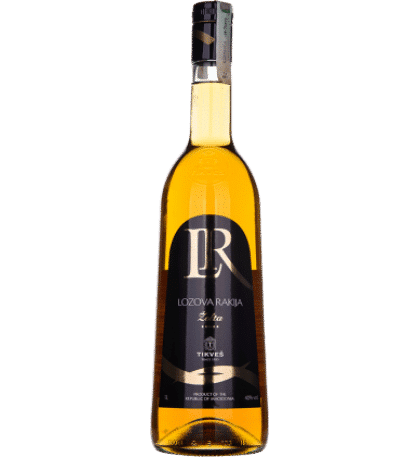 Tikves Lozova Rakija Yellow Brandy 40%abv 1L - Sendgifts.com