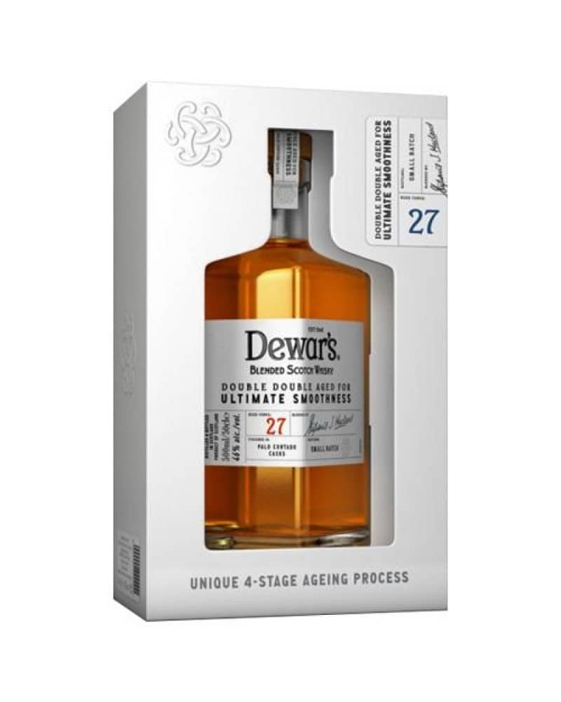 Dewar'S Double Double 27 Year Old Blended Scotch 375Ml - Sendgifts.com ...