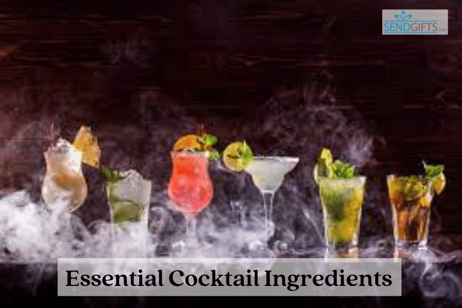 Cocktail, Essential Cocktail Ingredients from Sendgifts for Entertaining at Any Time