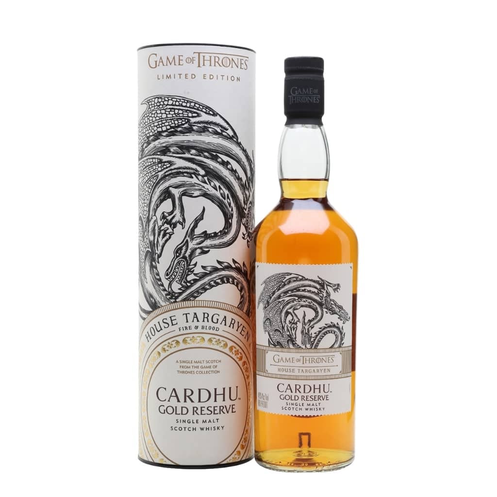 Game Of Thrones Cardhu Gold Reserve "House Targaryen" Single Malt Scotch Whisky - sendgifts.com