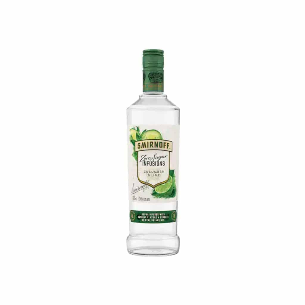 Smirnoff Zero Sugar Infusions Cucumber & Lime Infused Vodka - Sendgifts.com