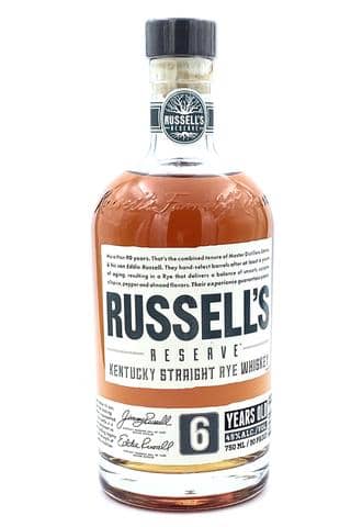 Russell's Reserve 6 Year Old Rye Whiskey - Sendgifts.com