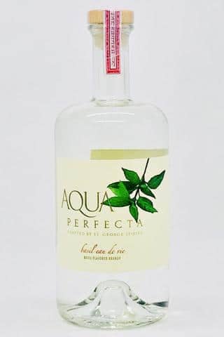 St. George "Aqua Perfecta" Basil-Flavored Eau de Vie Brandy 750 ml - Sendgifts.com